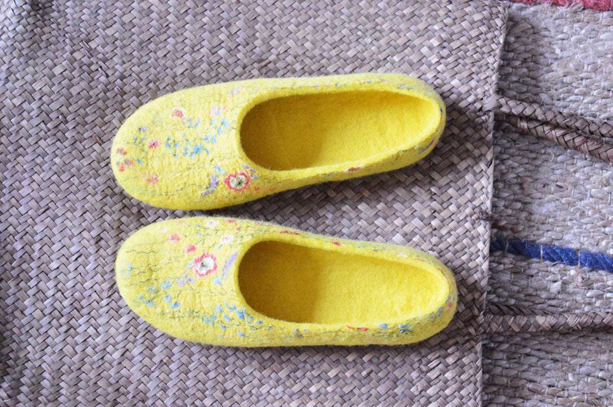 Spring Flowers Slippers - Mother's Day Gift - Home Soul