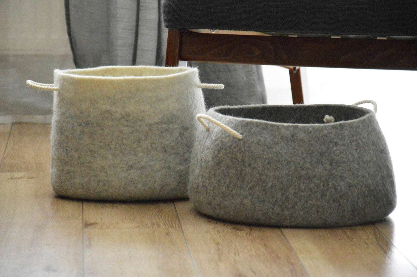 Ombre Storage Basket - Multi-Purpose Scandinavian Design - Home Soul