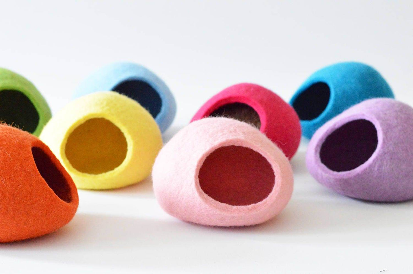 Colorful Hedgehog Bed - Custom Small Pet House - Home Soul