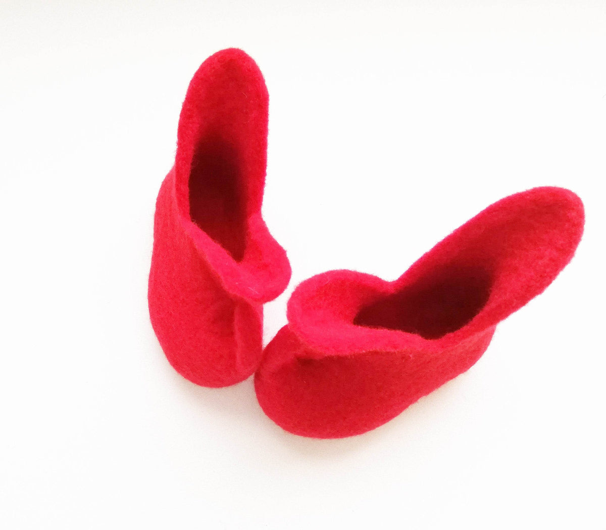 Felted adult size slippers ELF SHOES - Home Soul