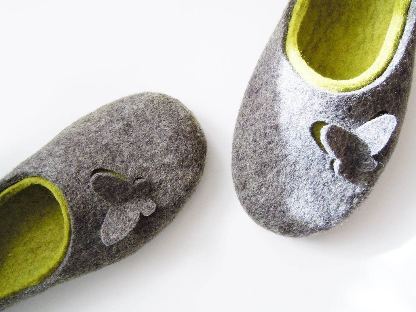 Butterflies Slippers - Whimsical House Shoes - Home Soul