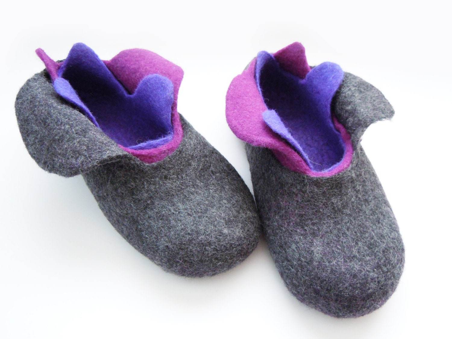 Felted 3 layer slippers - Home Soul