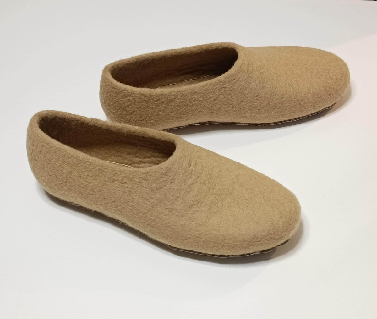 Custom Color Wool Slippers - Personalized House Shoes - Home Soul