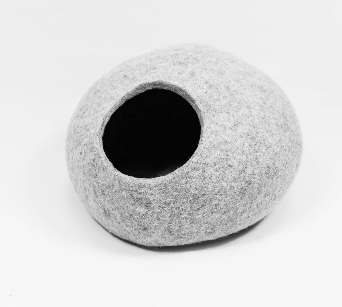 Modern Grey Pet Bed - Contemporary Cat Cave - Home Soul