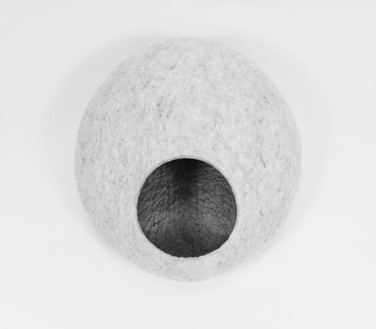 Light Grey Pet Bed - Minimalist Cat Cave - Home Soul