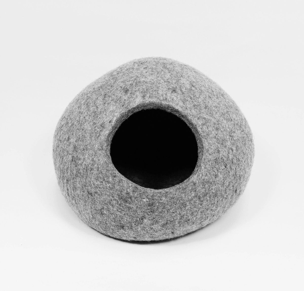 Modern Grey Pet Bed - Contemporary Cat Cave - Home Soul