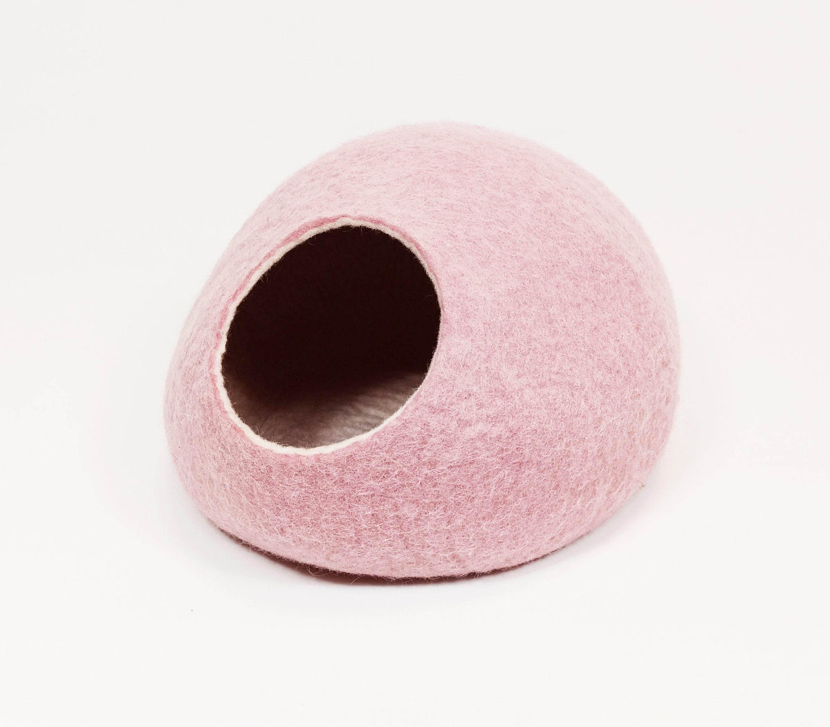 Baby Pink Cat Bed - Eco-Friendly Pet Cave - Home Soul