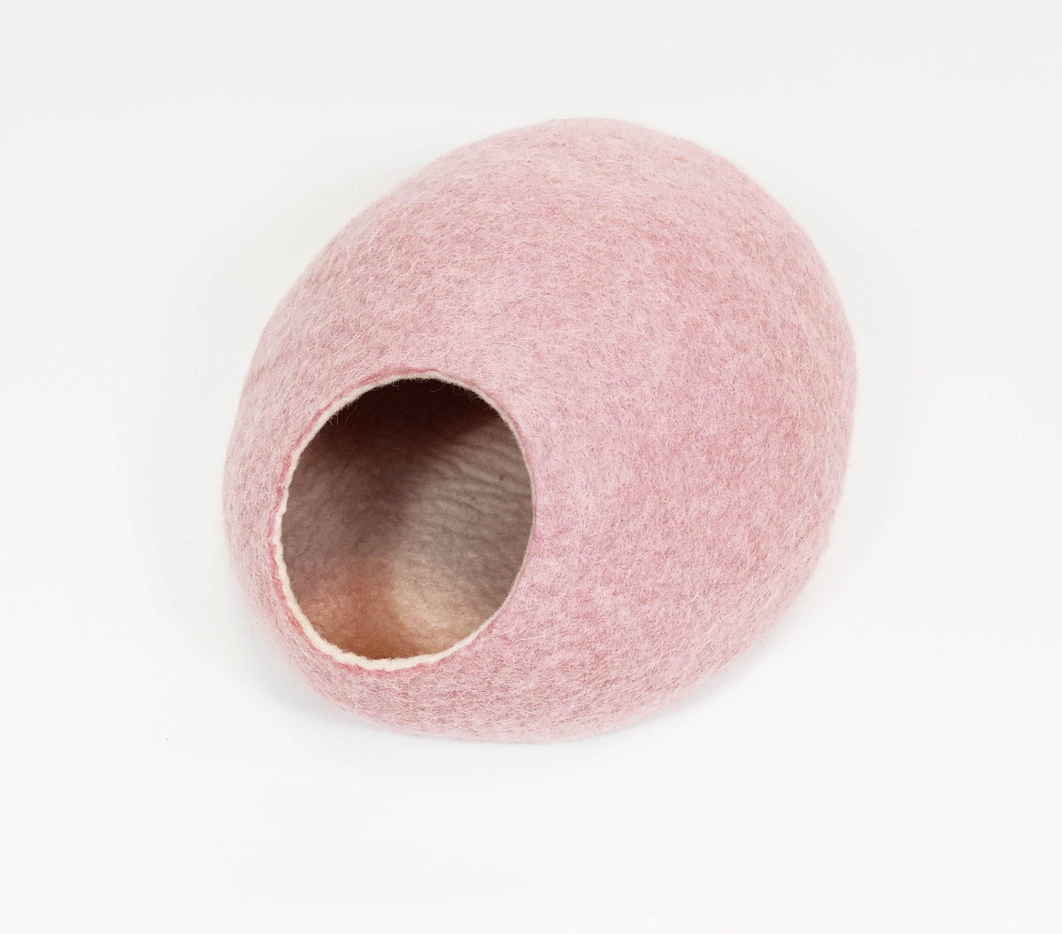 Baby Pink Cat Bed - Eco-Friendly Pet Cave - Home Soul