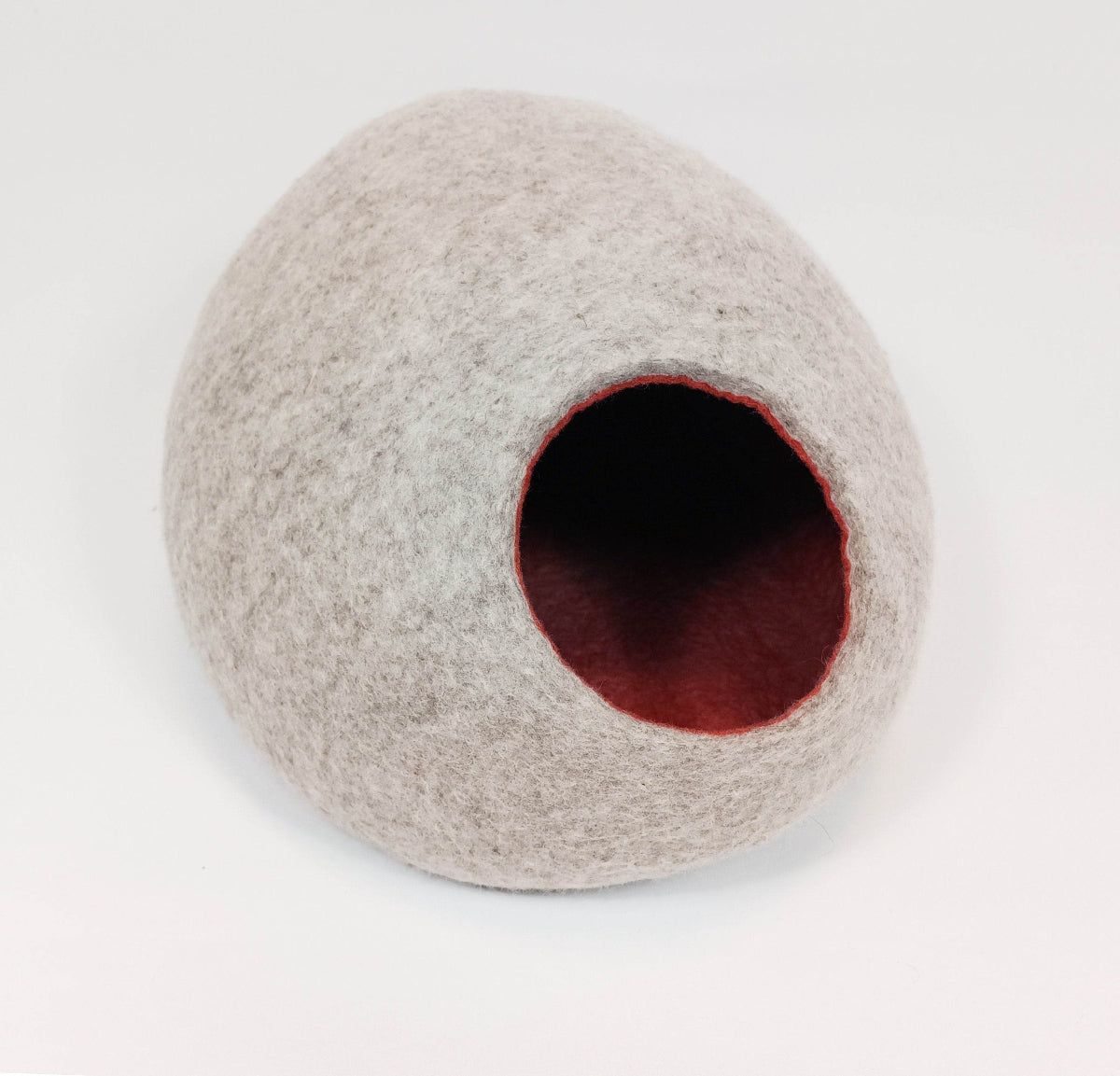 Bespoke Two Color Pet Bed - Handcrafted Cat Cave - Home Soul