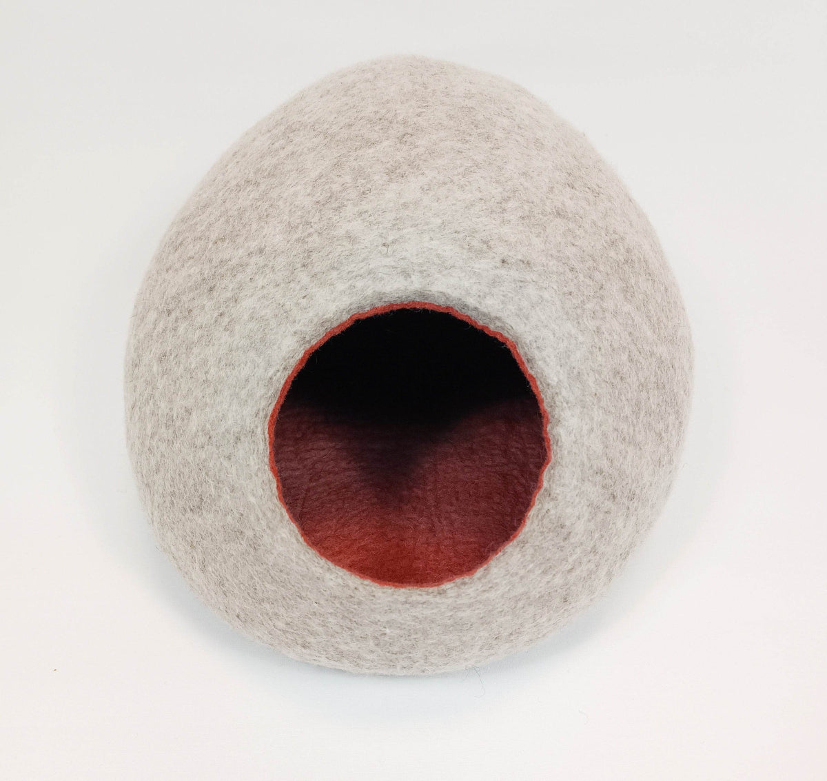 Bespoke Two Color Pet Bed - Handcrafted Cat Cave - Home Soul