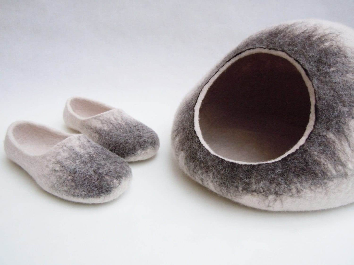 Ombre Wool Pet Bed - Gradient Cat Cave - Home Soul