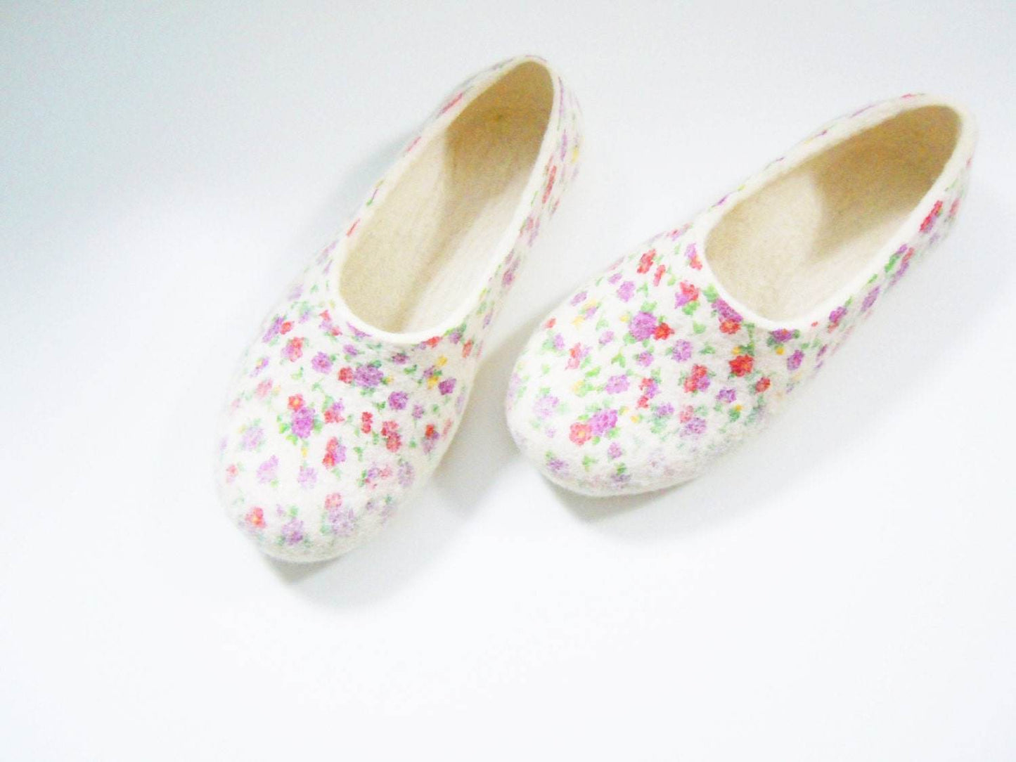Garden Flowers Slippers - Floral House Shoes - Home Soul